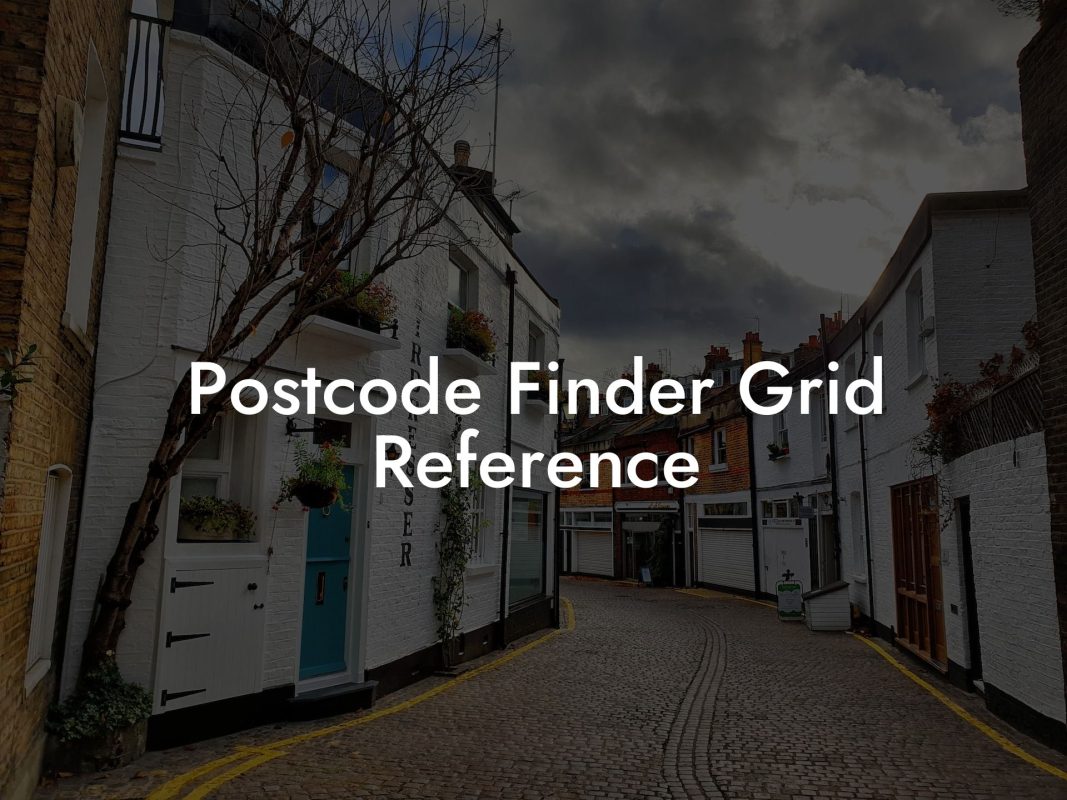 Postcode Finder Grid Reference