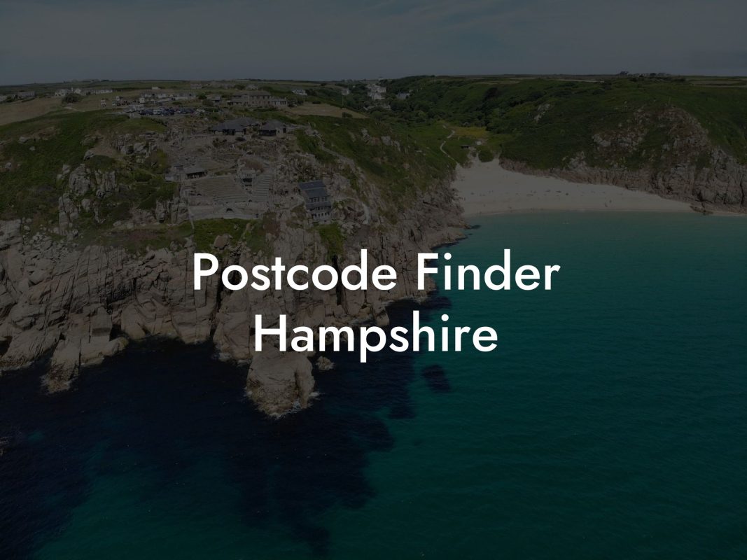 Postcode Finder Hampshire