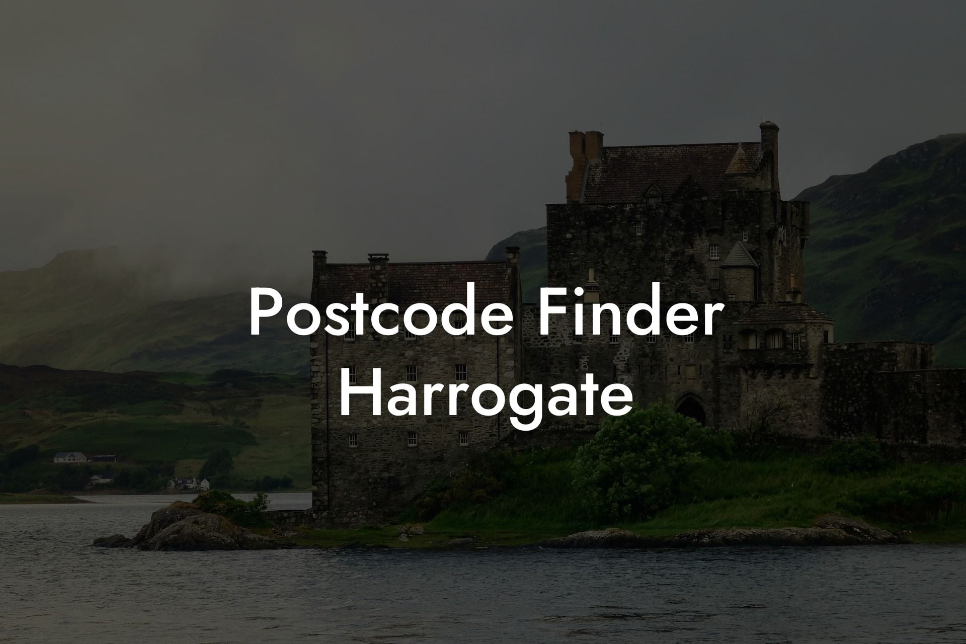 Postcode Finder Harrogate