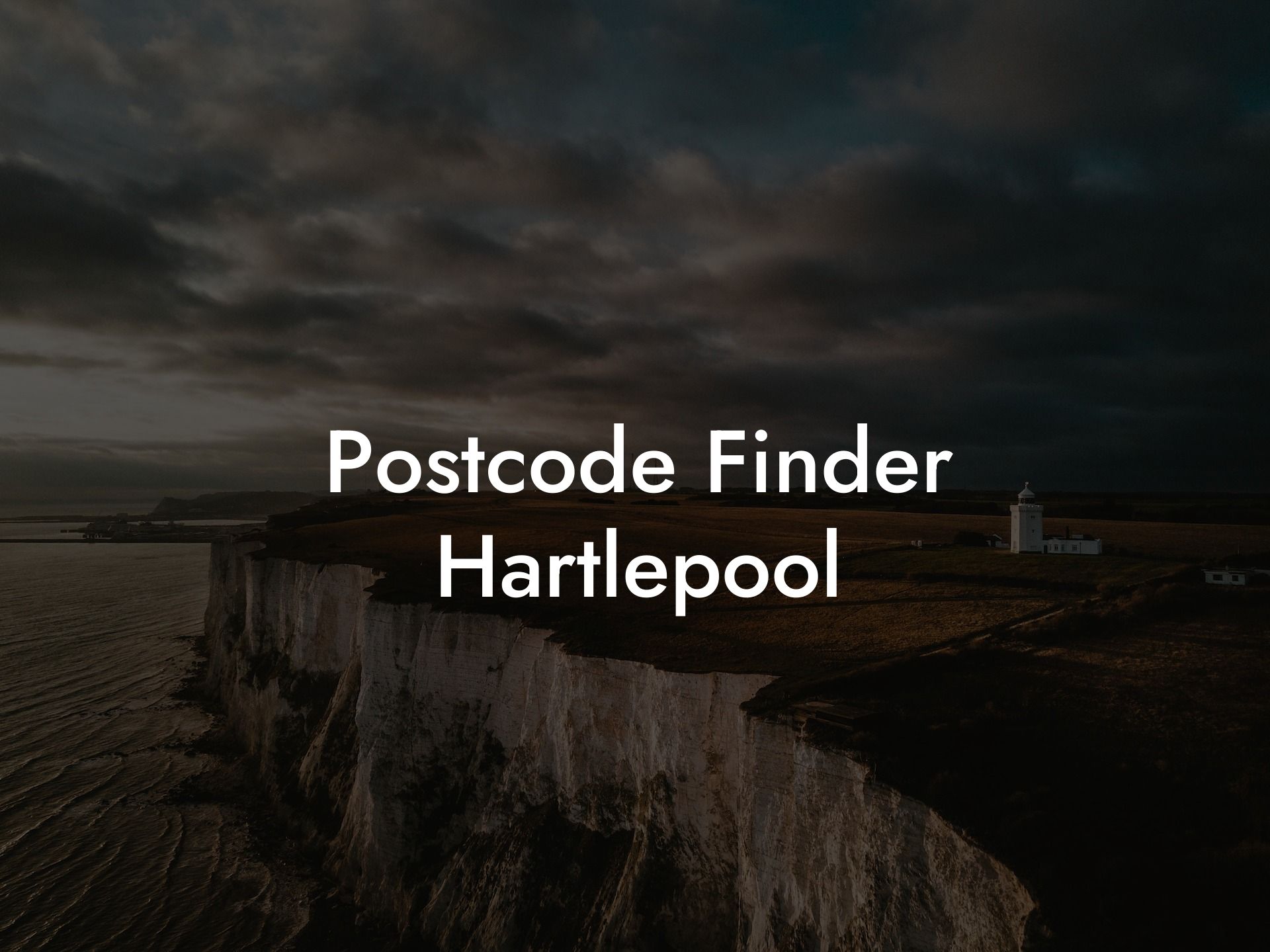 Postcode Finder Hartlepool