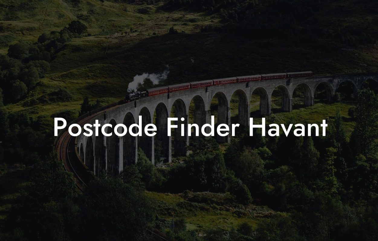 Postcode Finder Havant