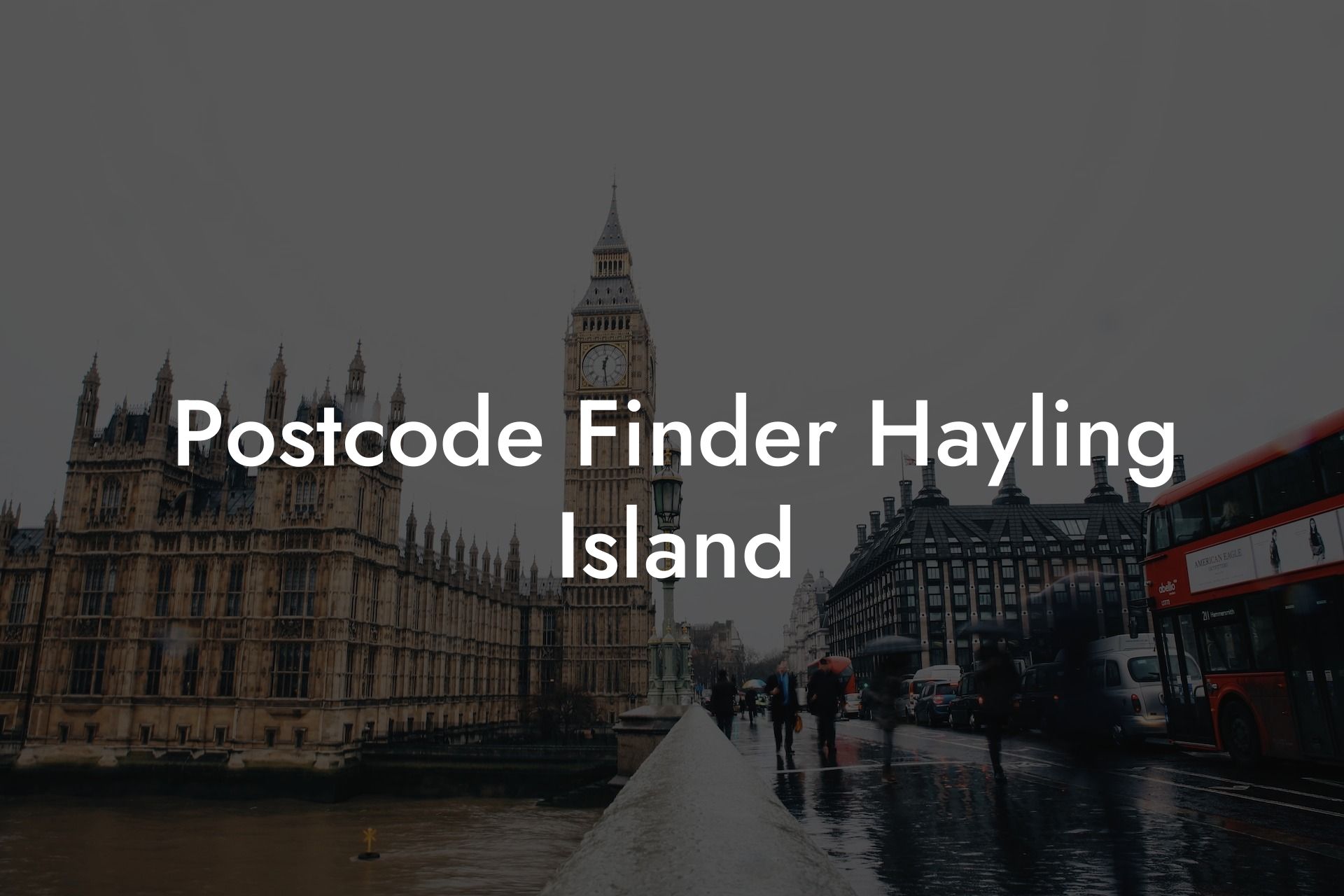 Postcode Finder Hayling Island