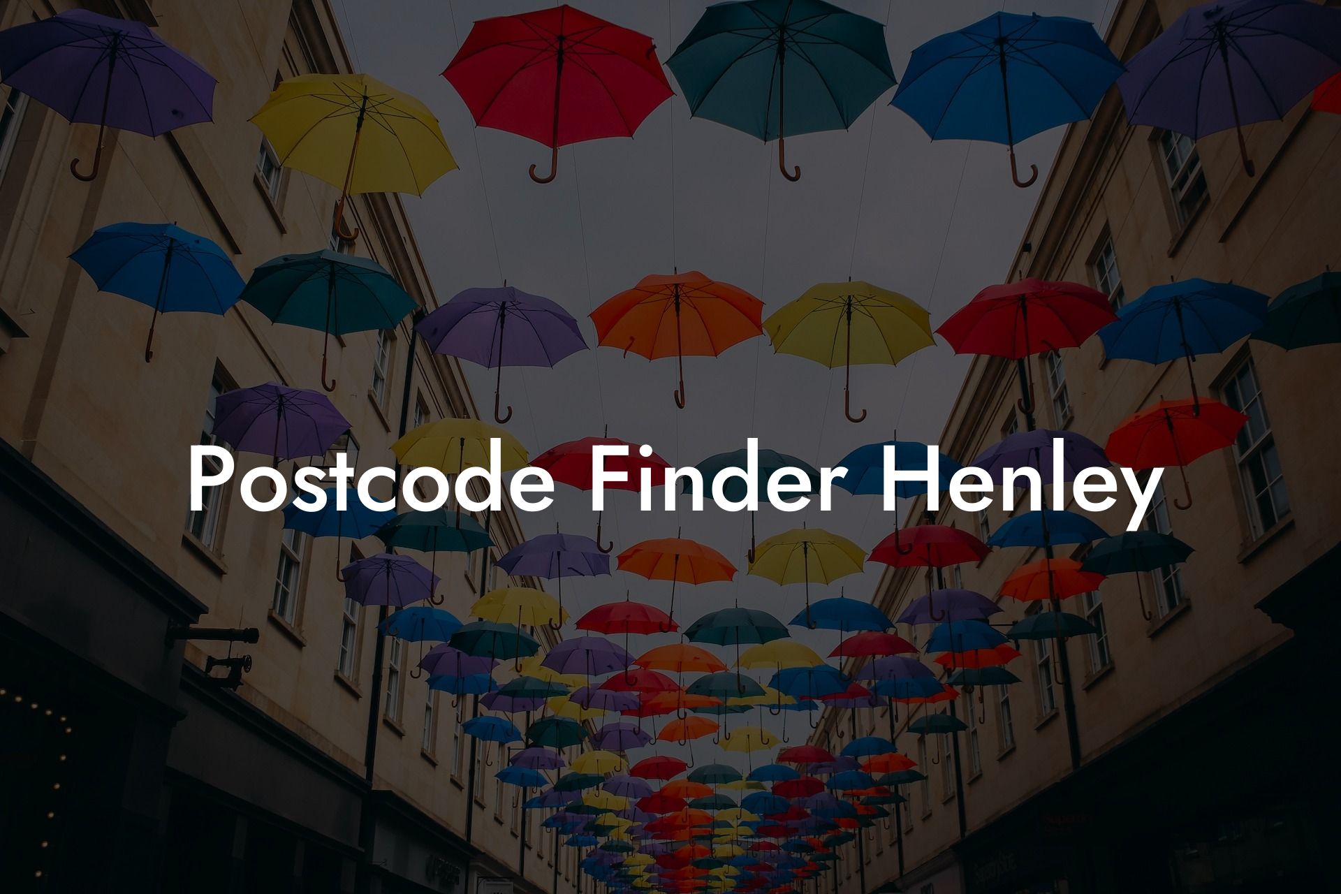 Postcode Finder Henley