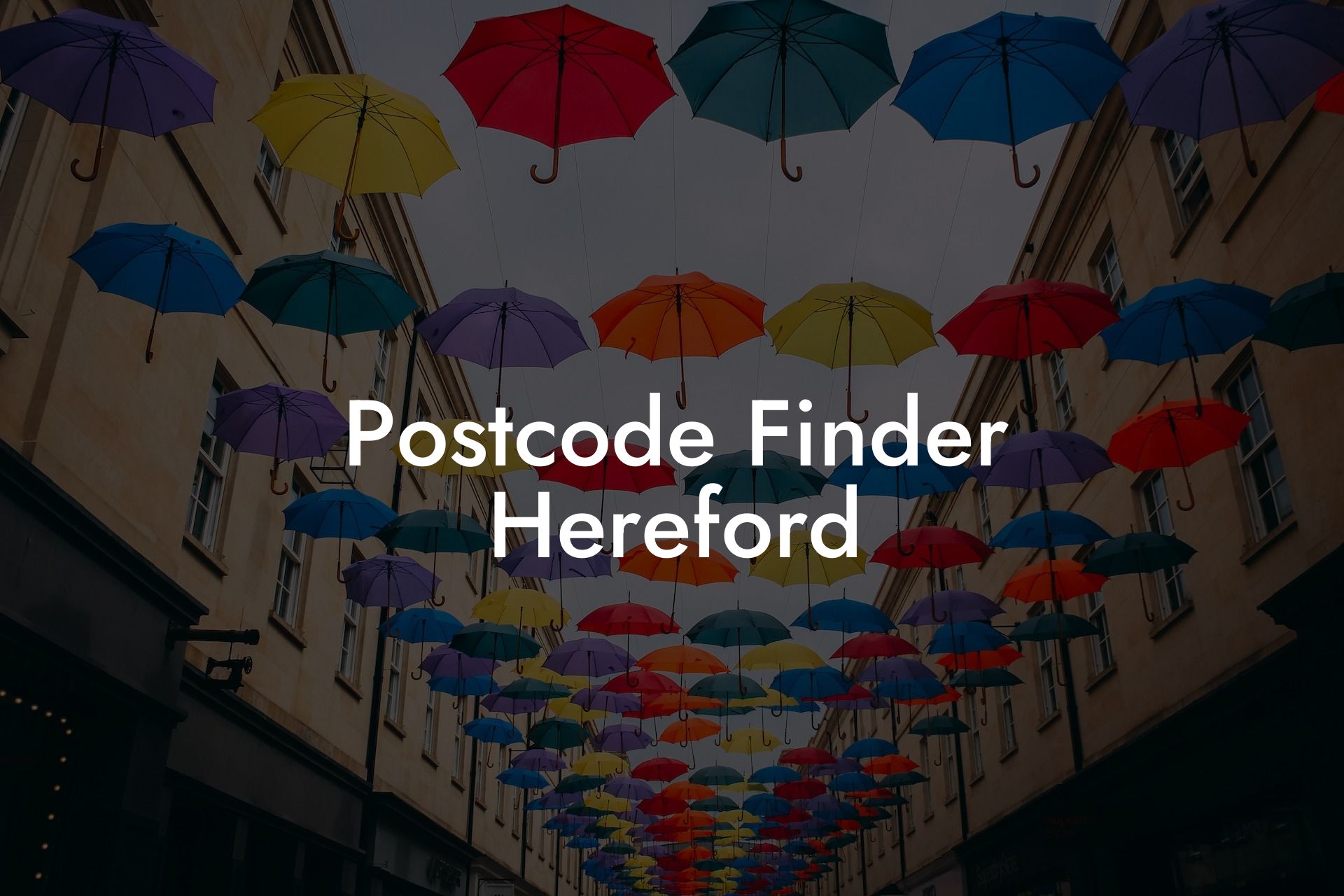 Postcode Finder Hereford