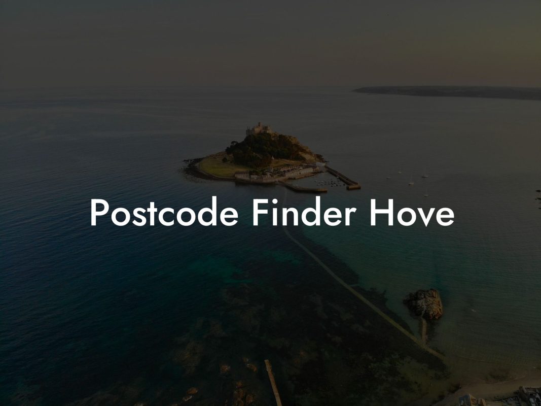 Postcode Finder Hove