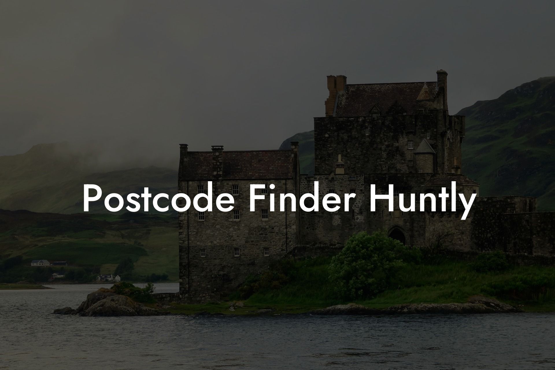 Postcode Finder Huntly