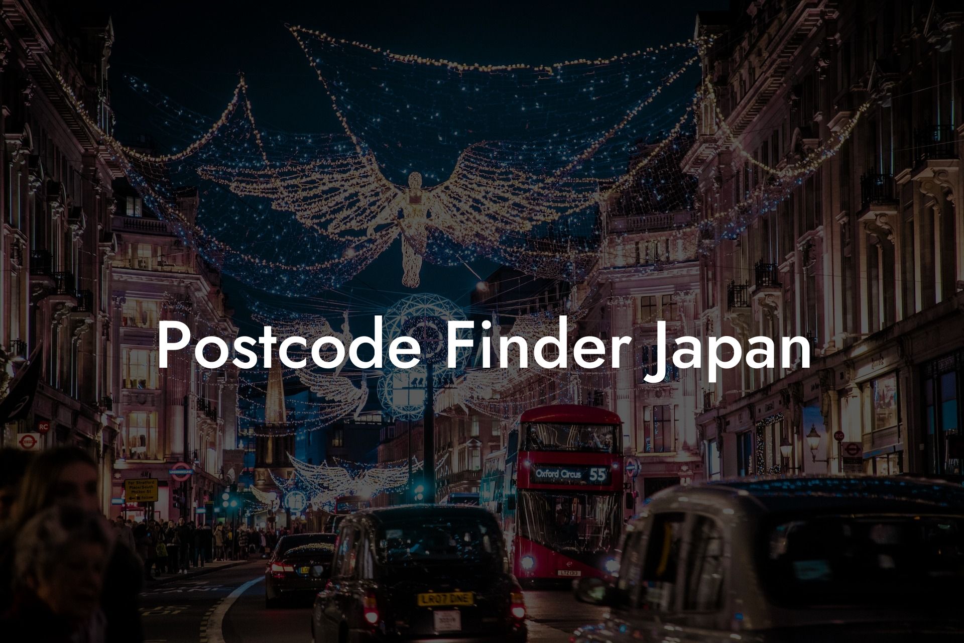 Postcode Finder Japan