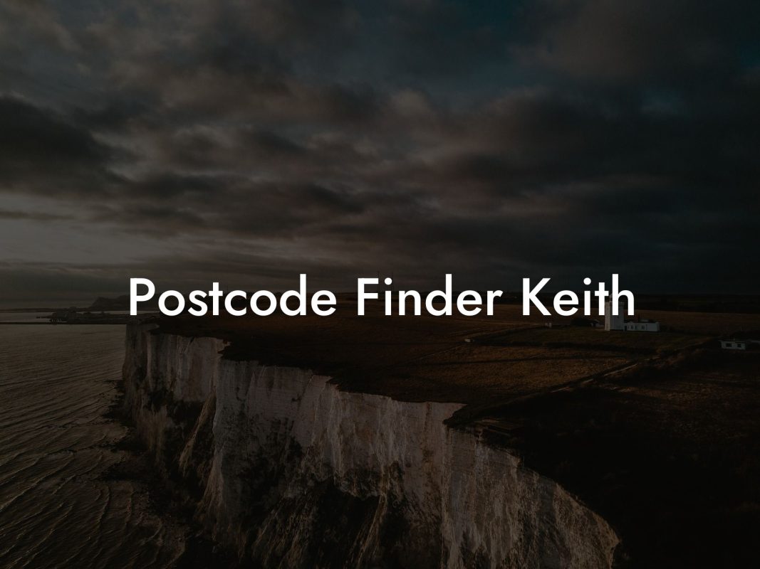 Postcode Finder Keith