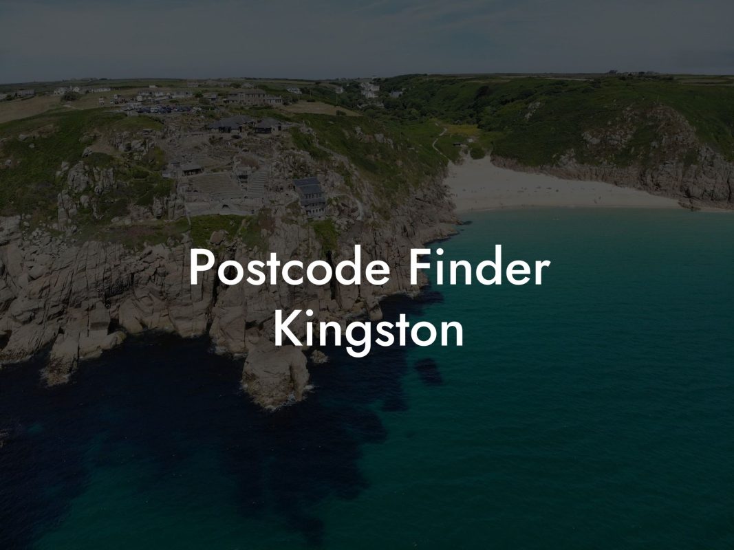 Postcode Finder Kingston