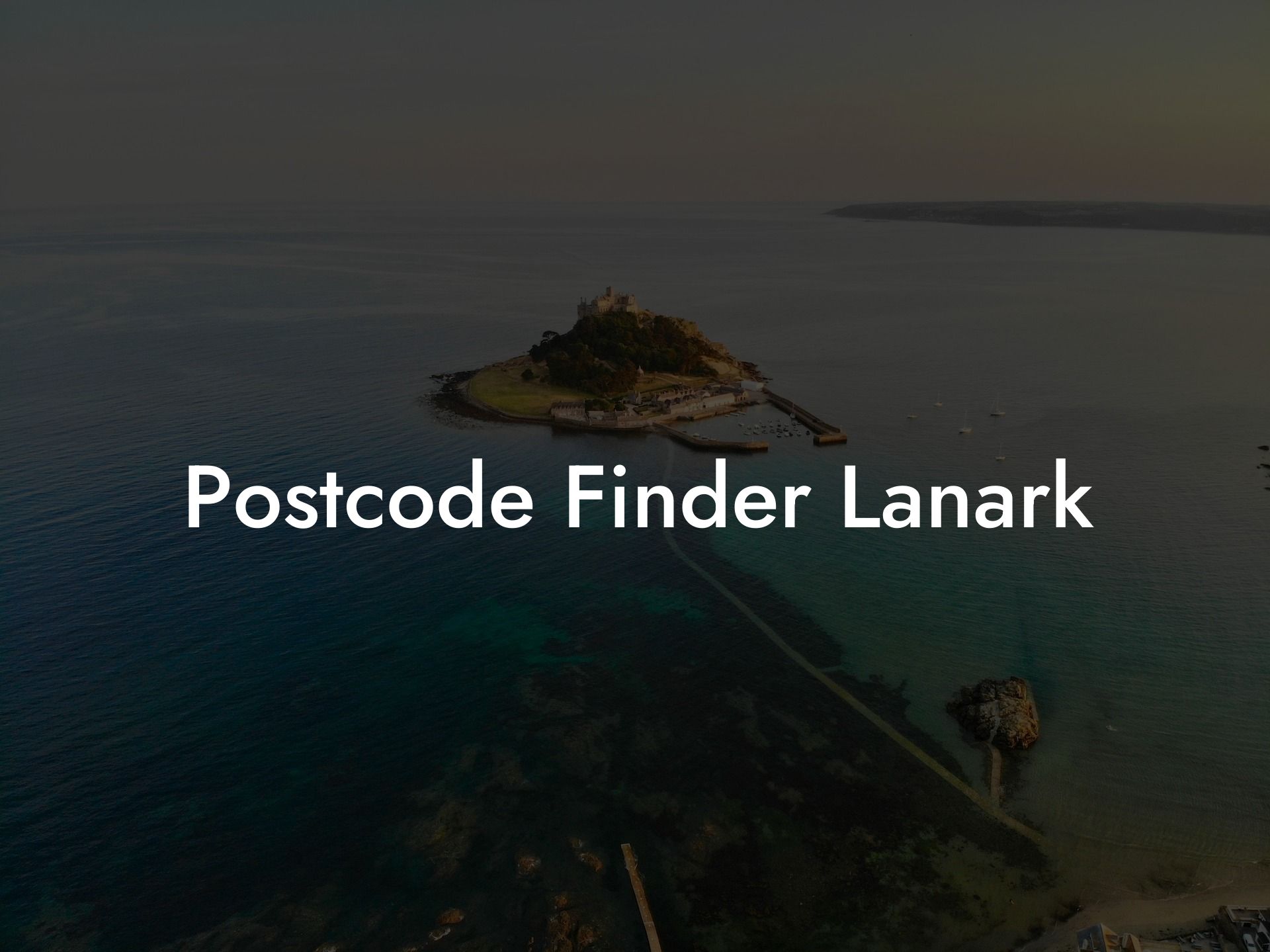 Postcode Finder Lanark