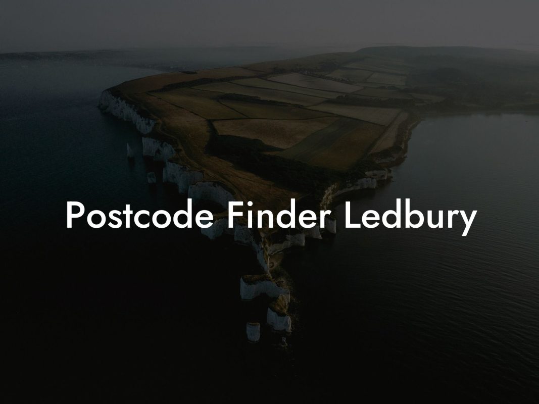 Postcode Finder Ledbury