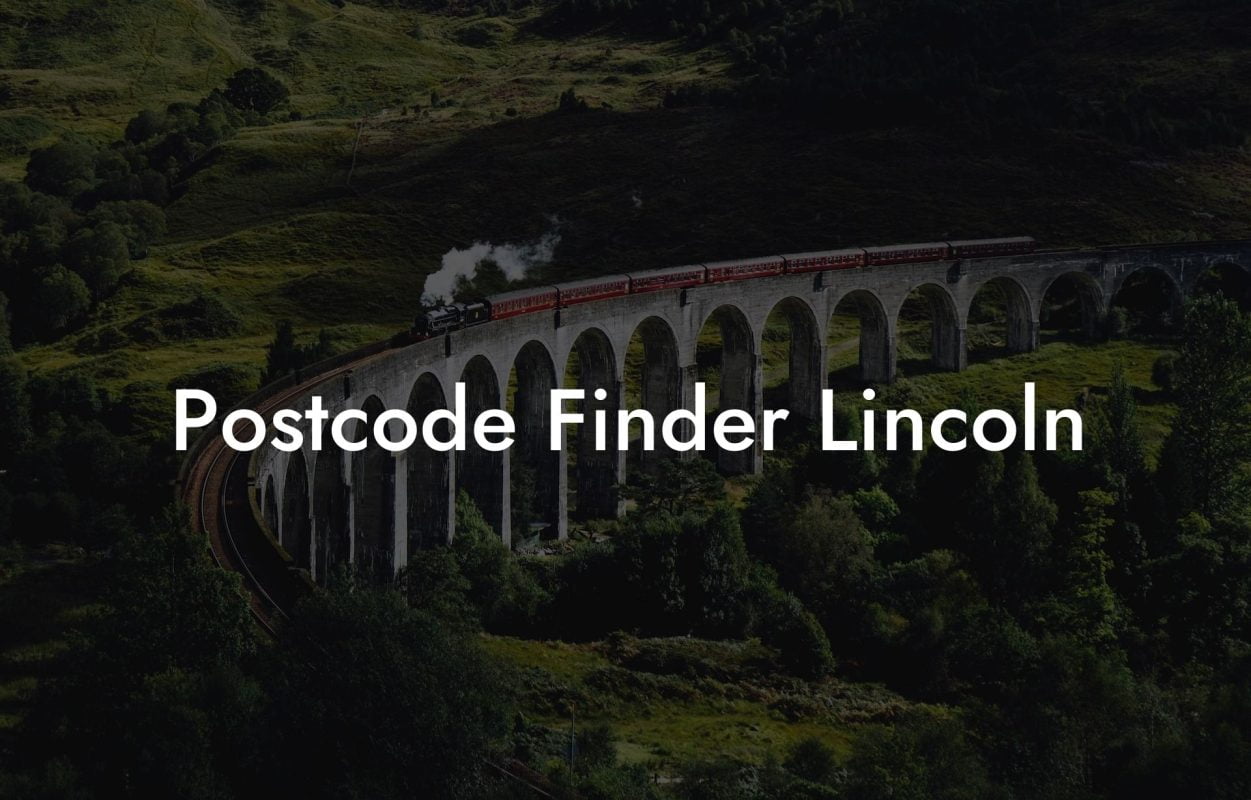 Postcode Finder Lincoln