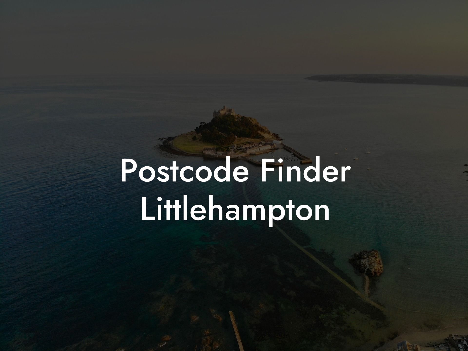 Postcode Finder Littlehampton