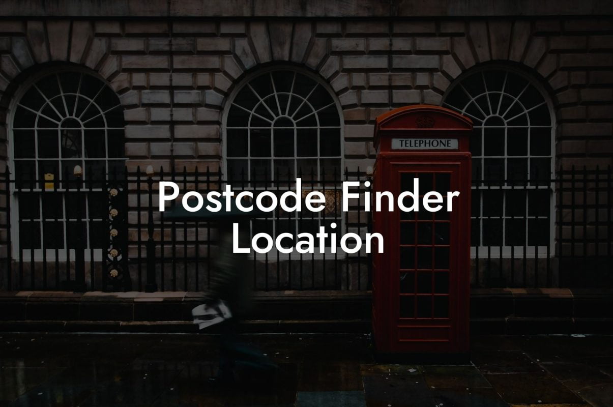 Postcode Finder Location