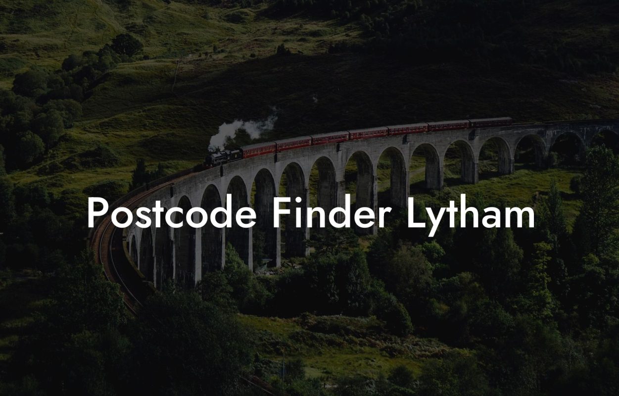 Postcode Finder Lytham