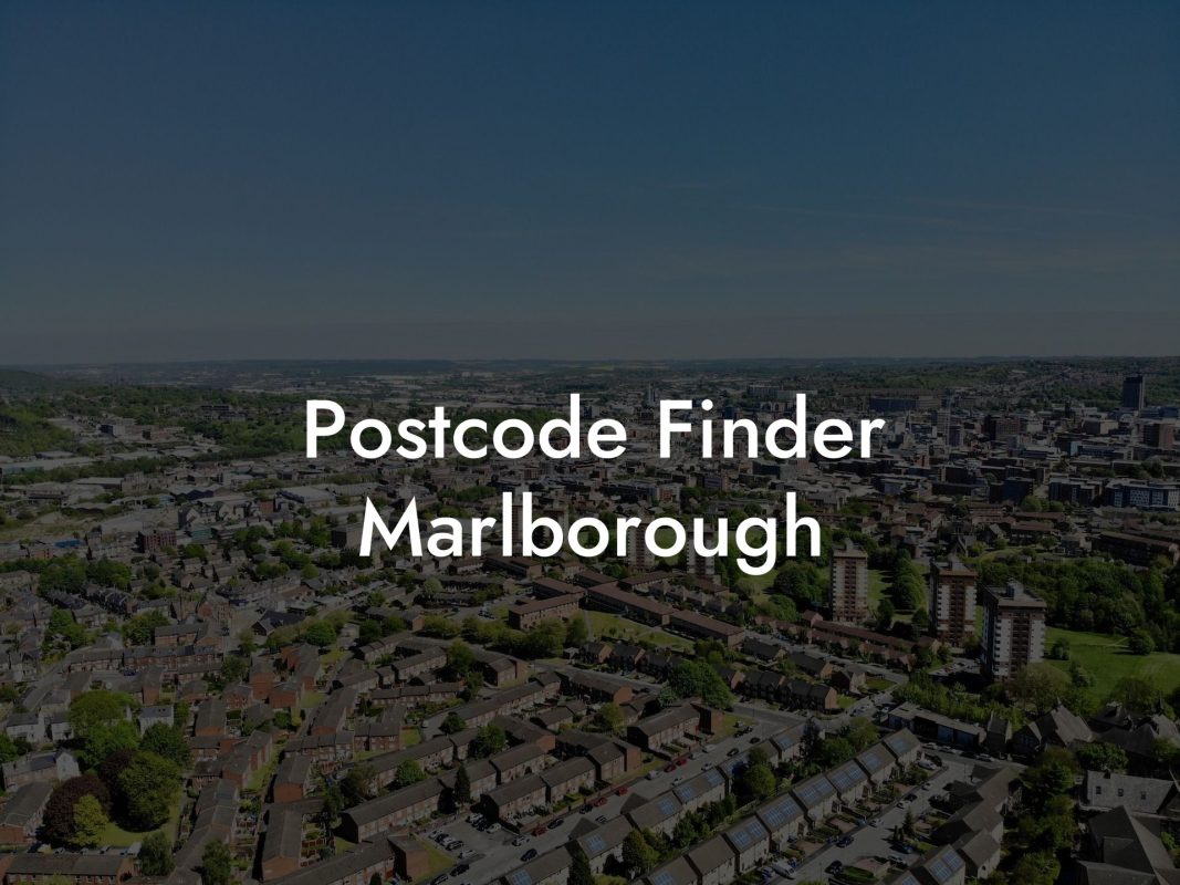 Postcode Finder Marlborough