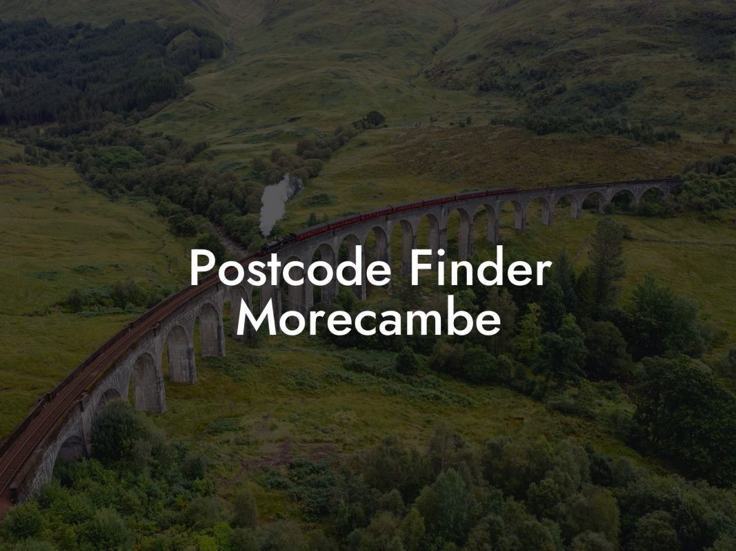 Postcode Finder Morecambe