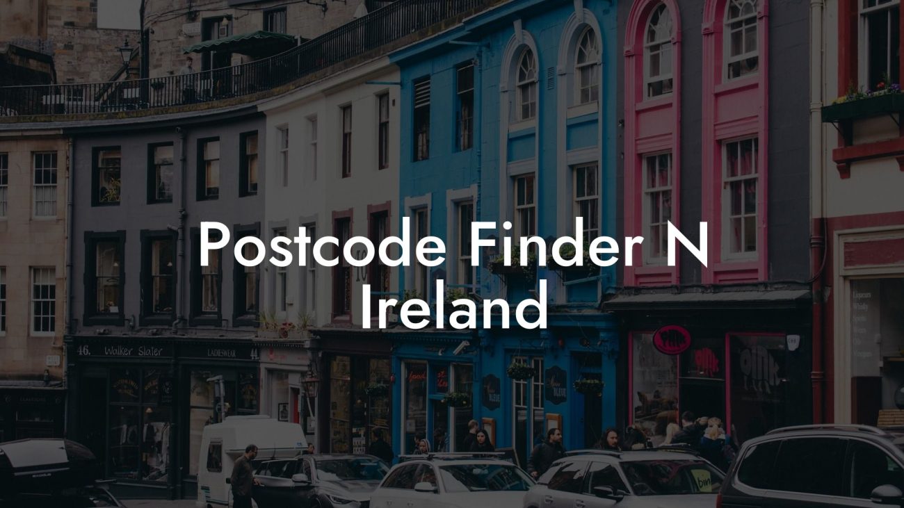 Postcode Finder N Ireland