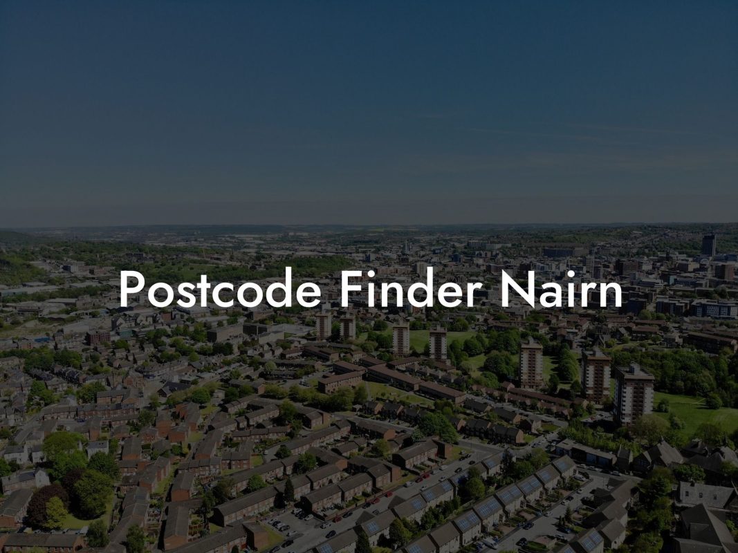 Postcode Finder Nairn