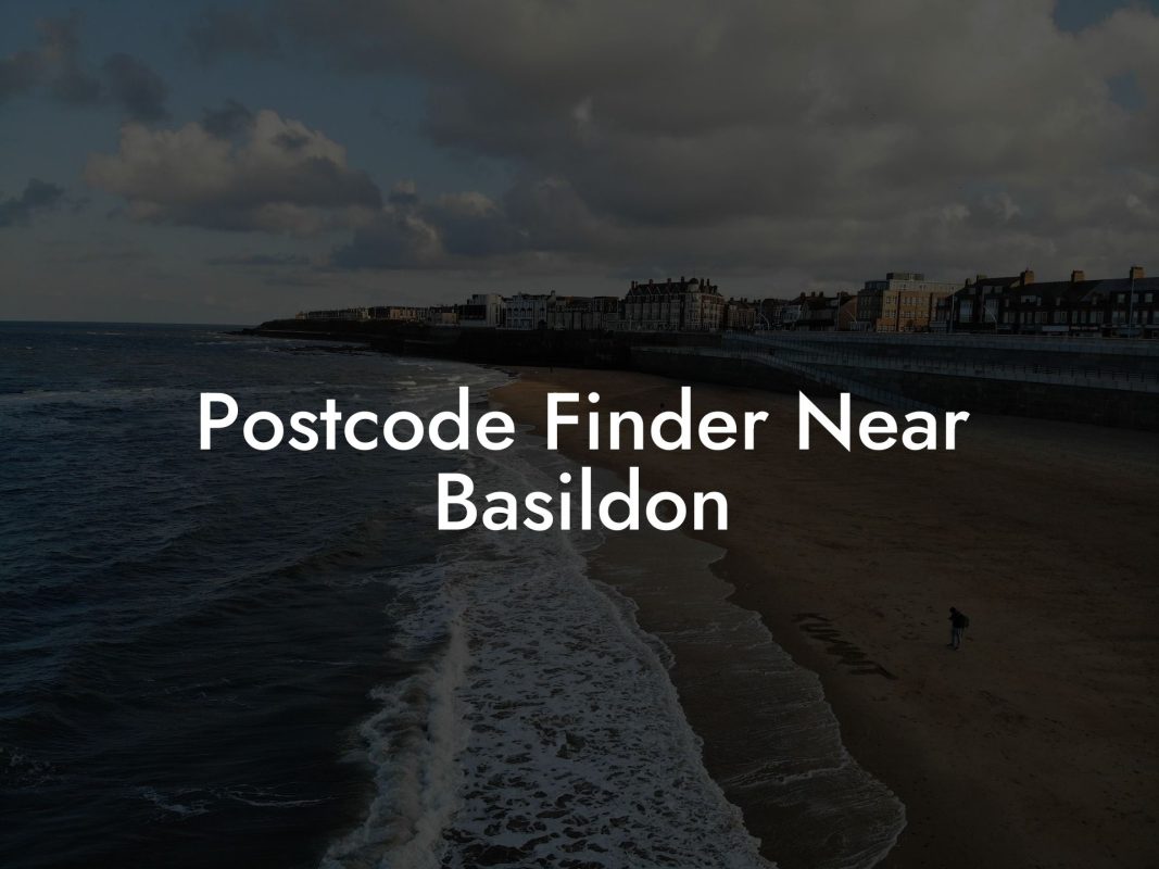 Postcode Finder Near Basildon