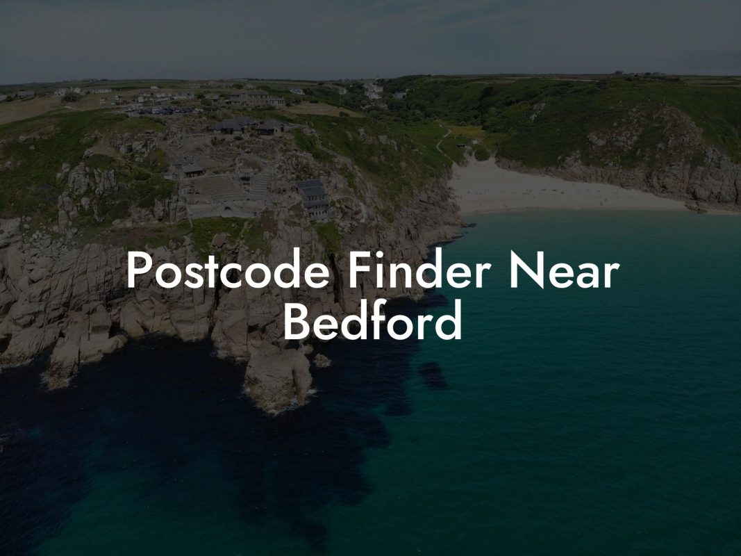 Postcode Finder Near Bedford