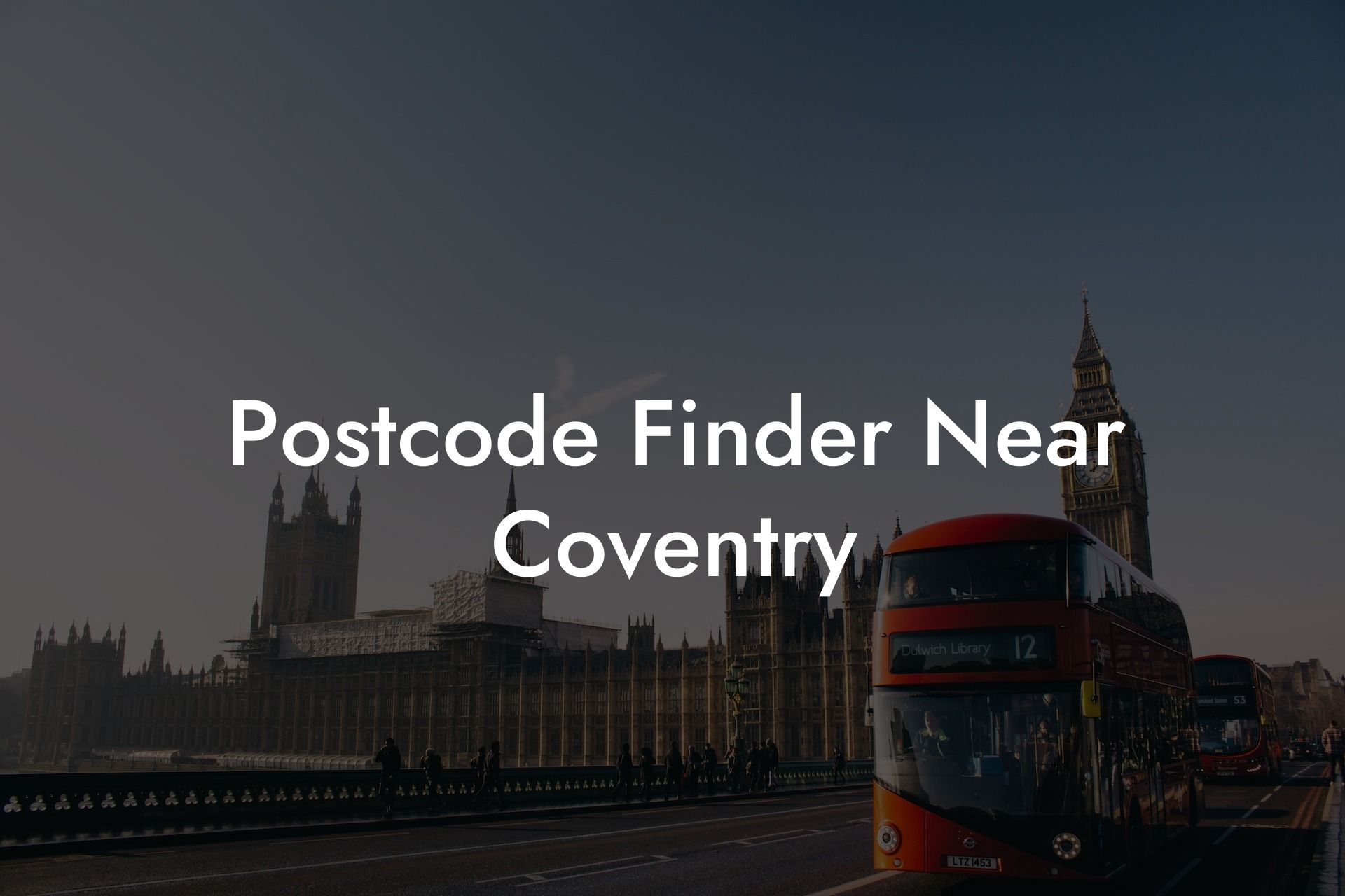 Postcode Finder Near Coventry