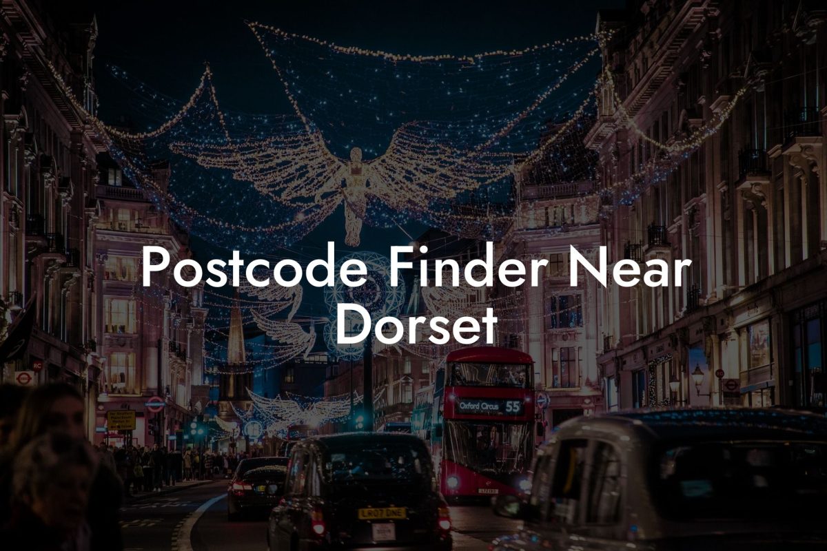 Postcode Finder Near Dorset