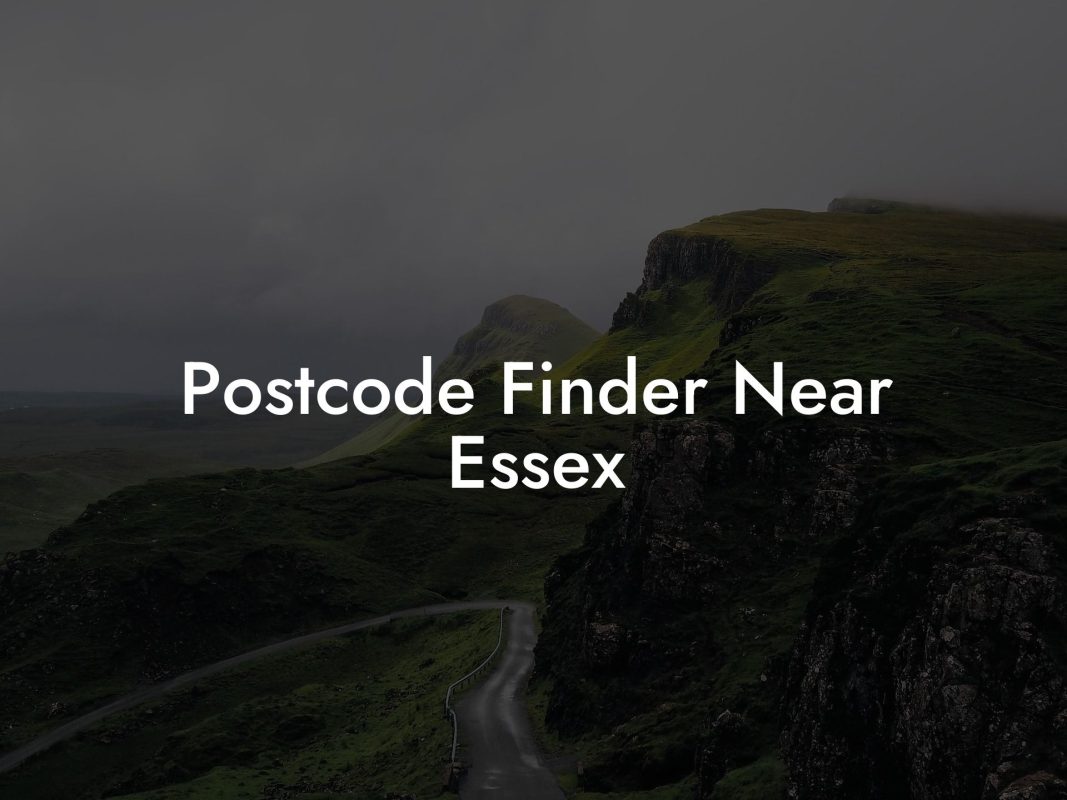 Postcode Finder Near Essex