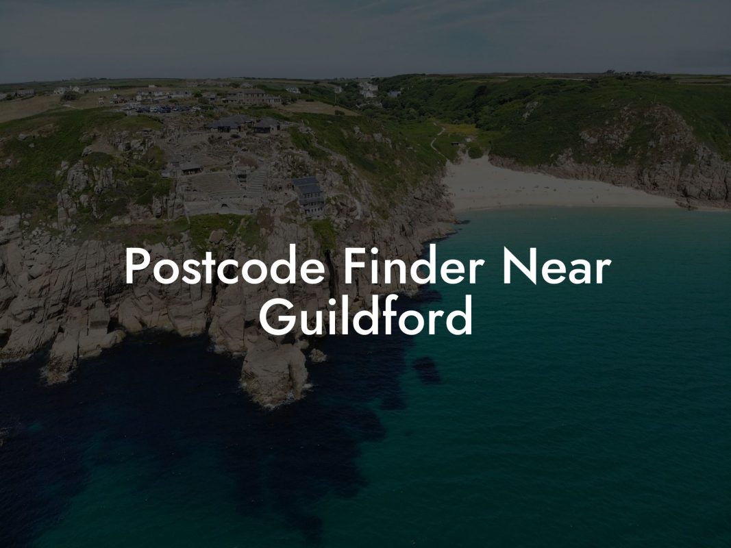 Postcode Finder Near Guildford