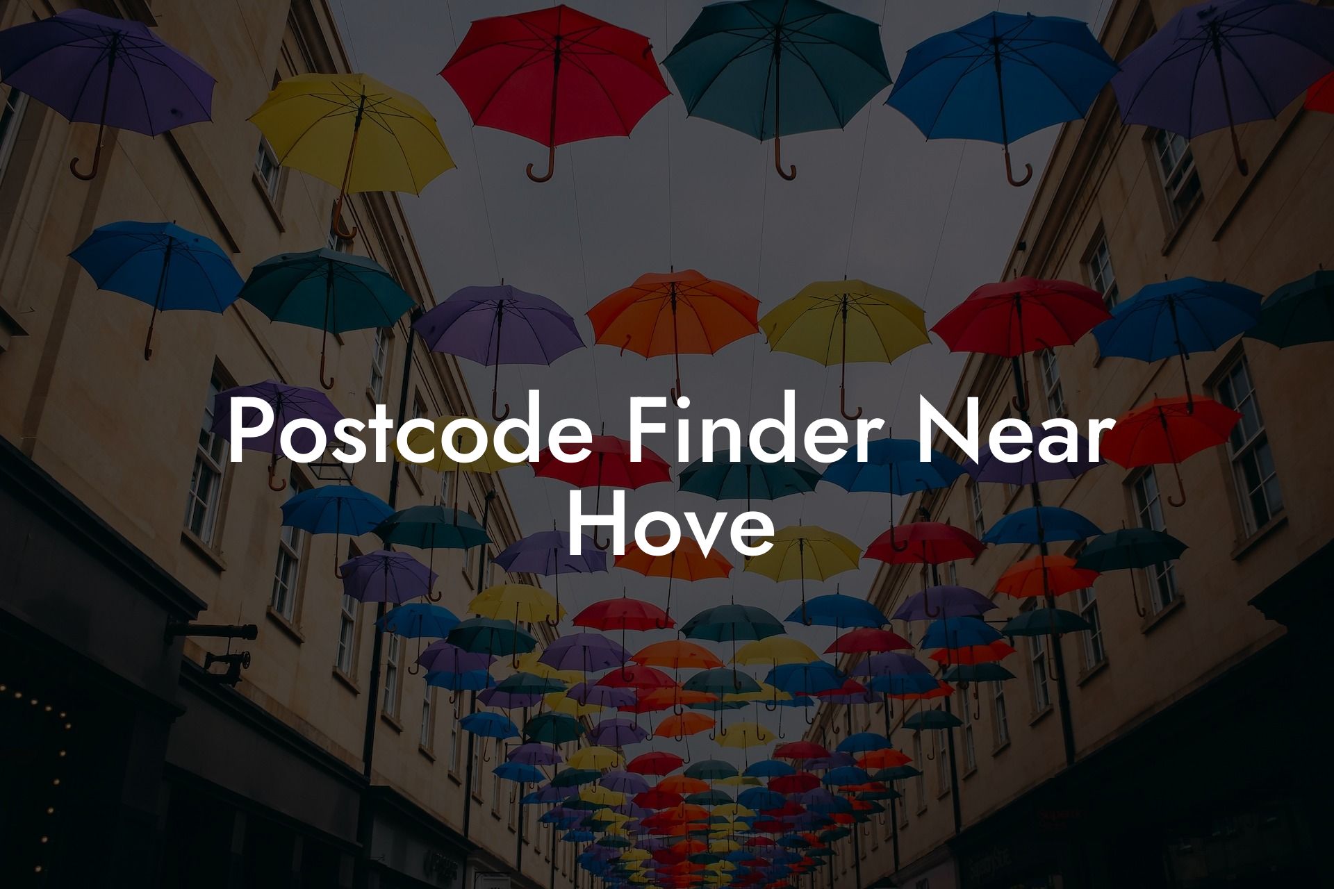 Postcode Finder Near Hove