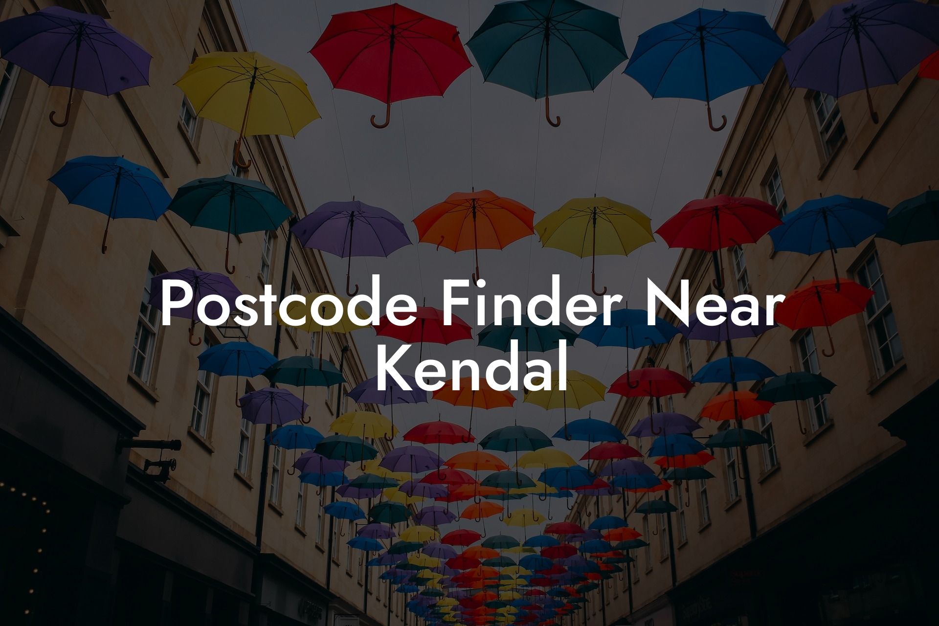 Postcode Finder Near Kendal