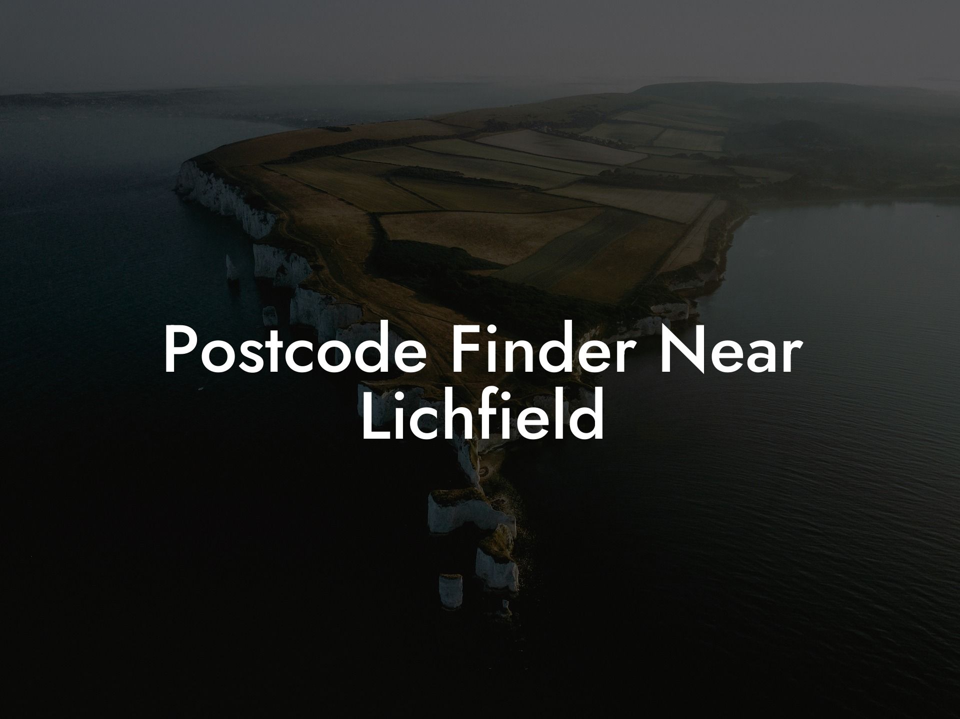 Postcode Finder Near Lichfield