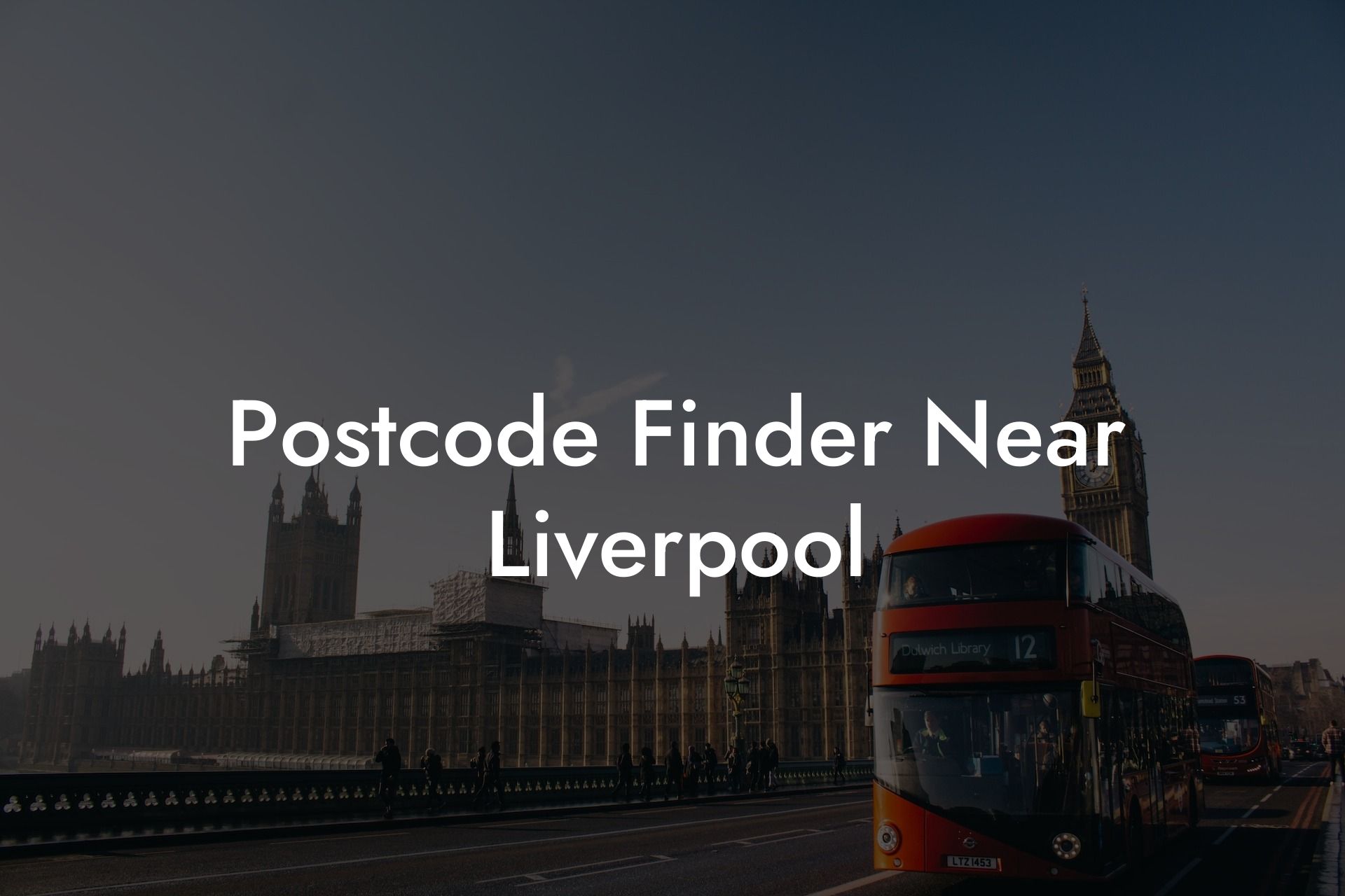 Postcode Finder Near Liverpool