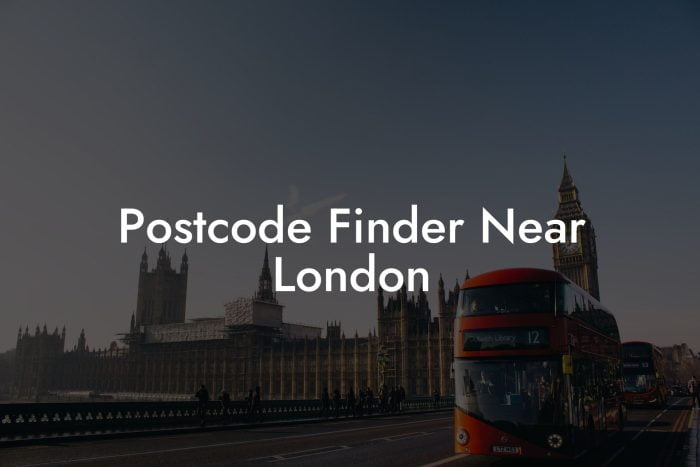 Postcode Finder Near London - UK Postcode Database - CSV & MySQL Postcodes
