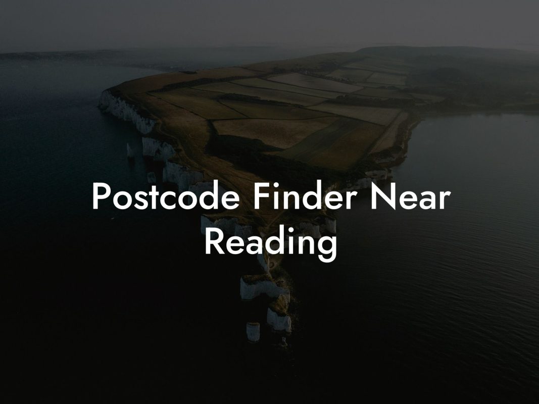 Postcode Finder Near Reading