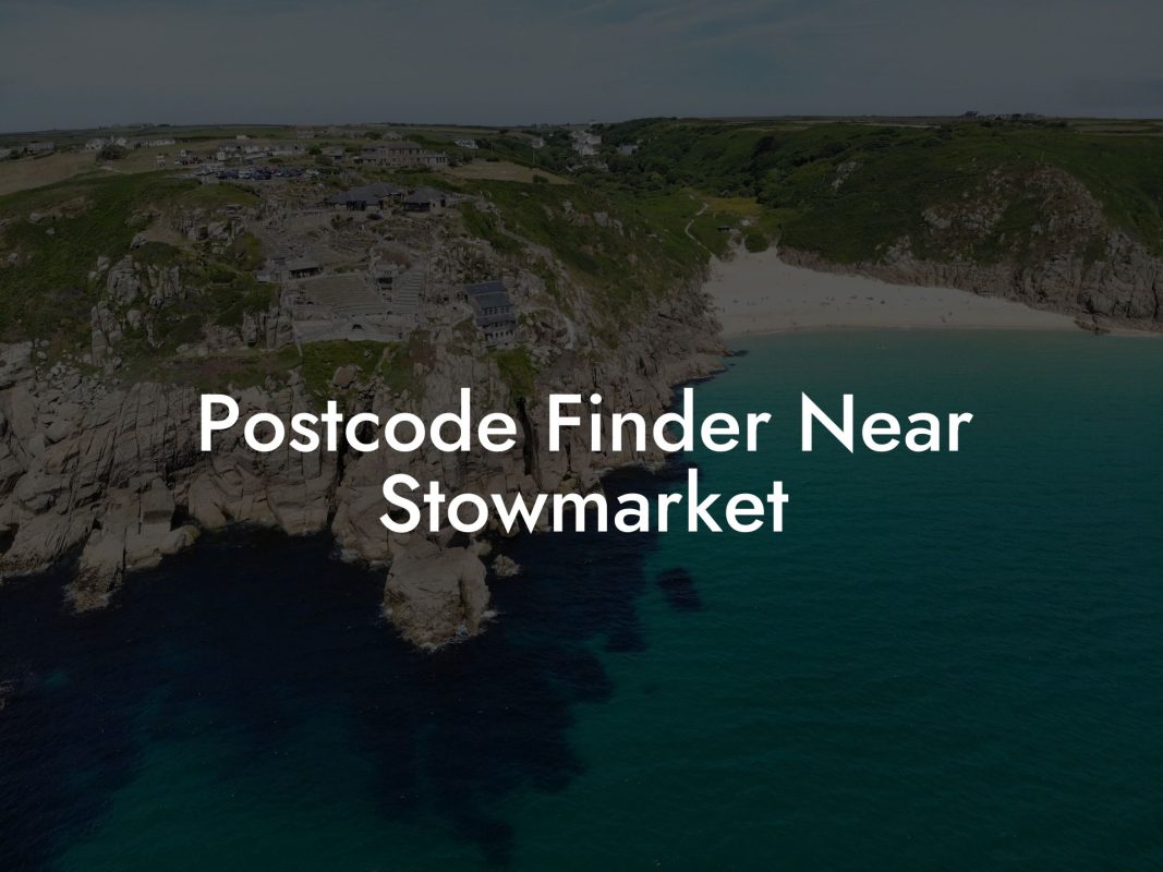 Postcode Finder Near Stowmarket