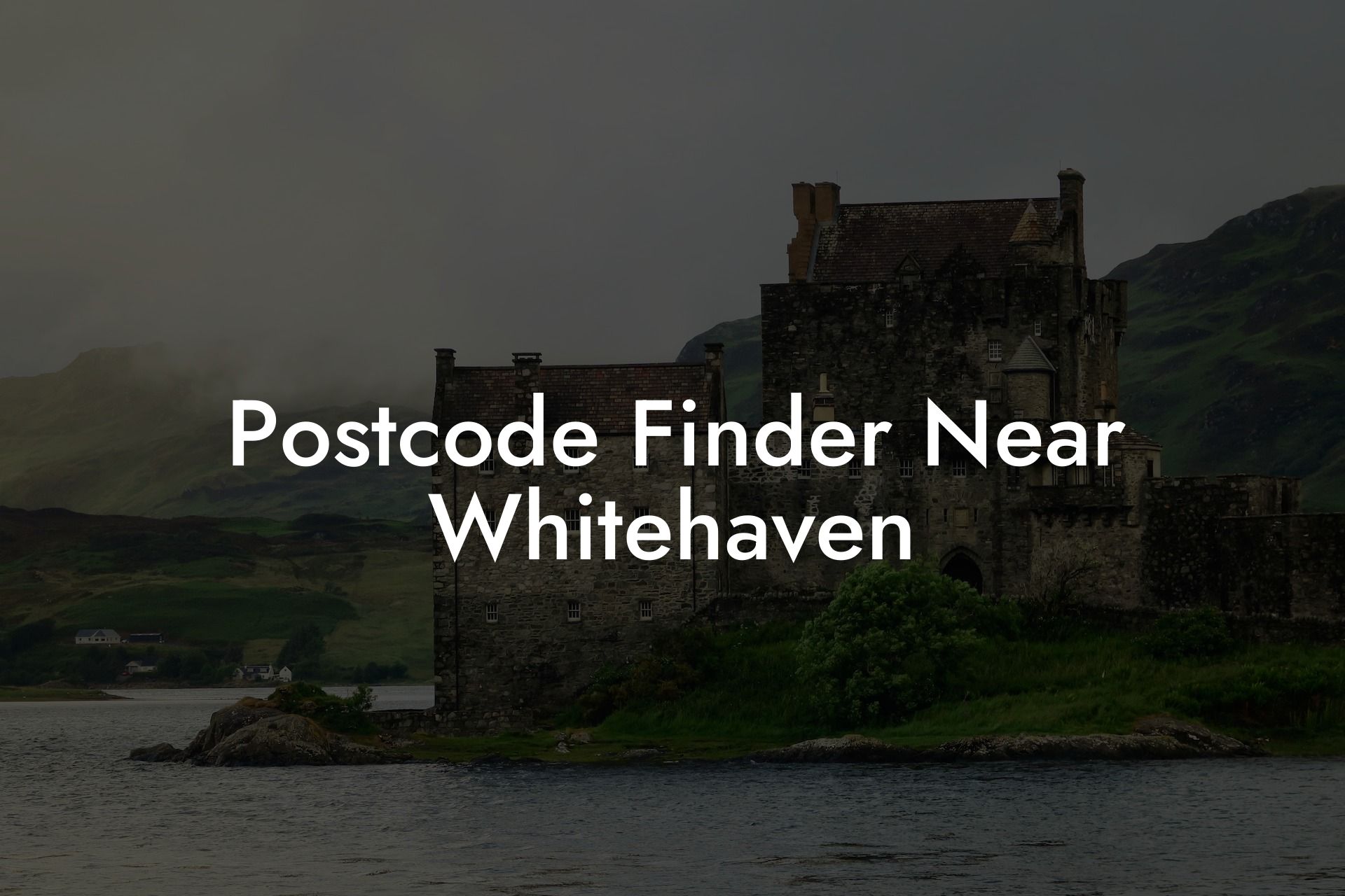 Postcode Finder Near Whitehaven