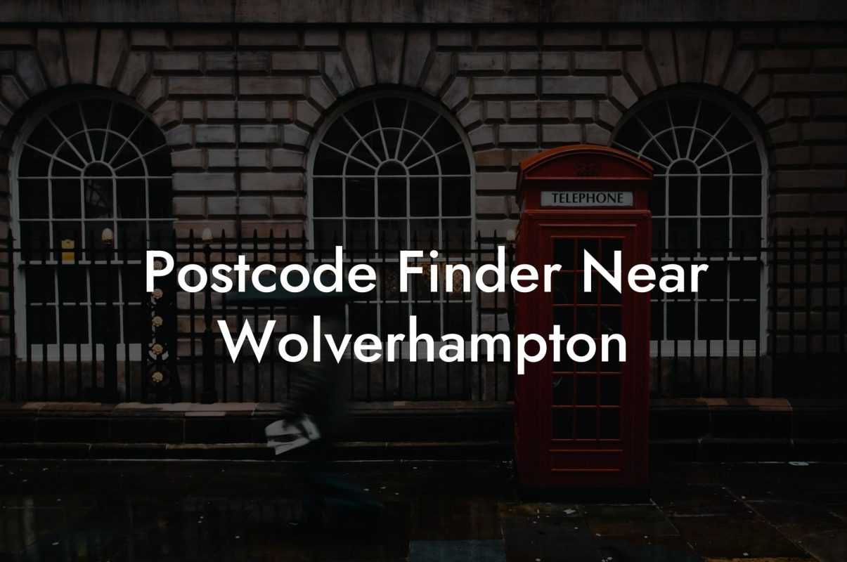 Postcode Finder Near Wolverhampton