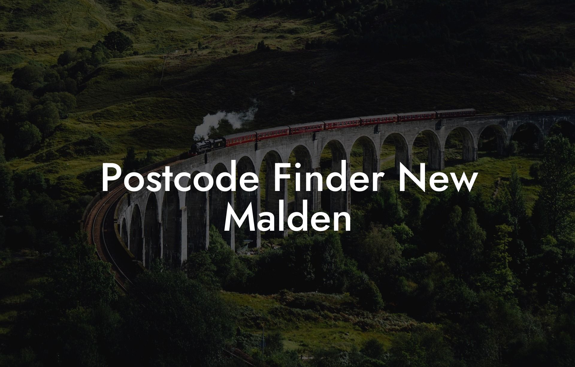 Postcode Finder New Malden