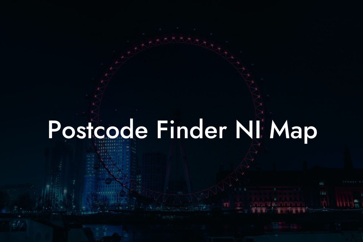 Postcode Finder NI Map