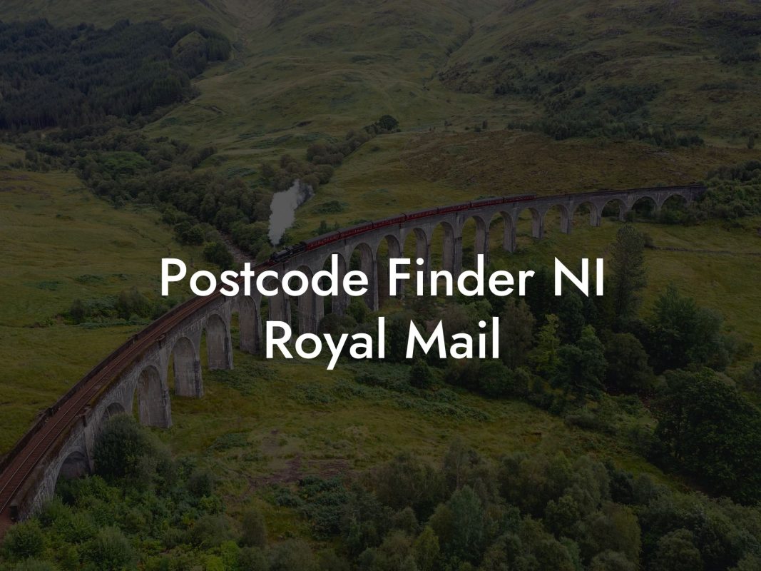 Postcode Finder NI Royal Mail