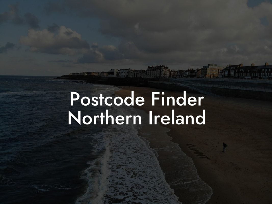 Postcode Finder Northern Ireland