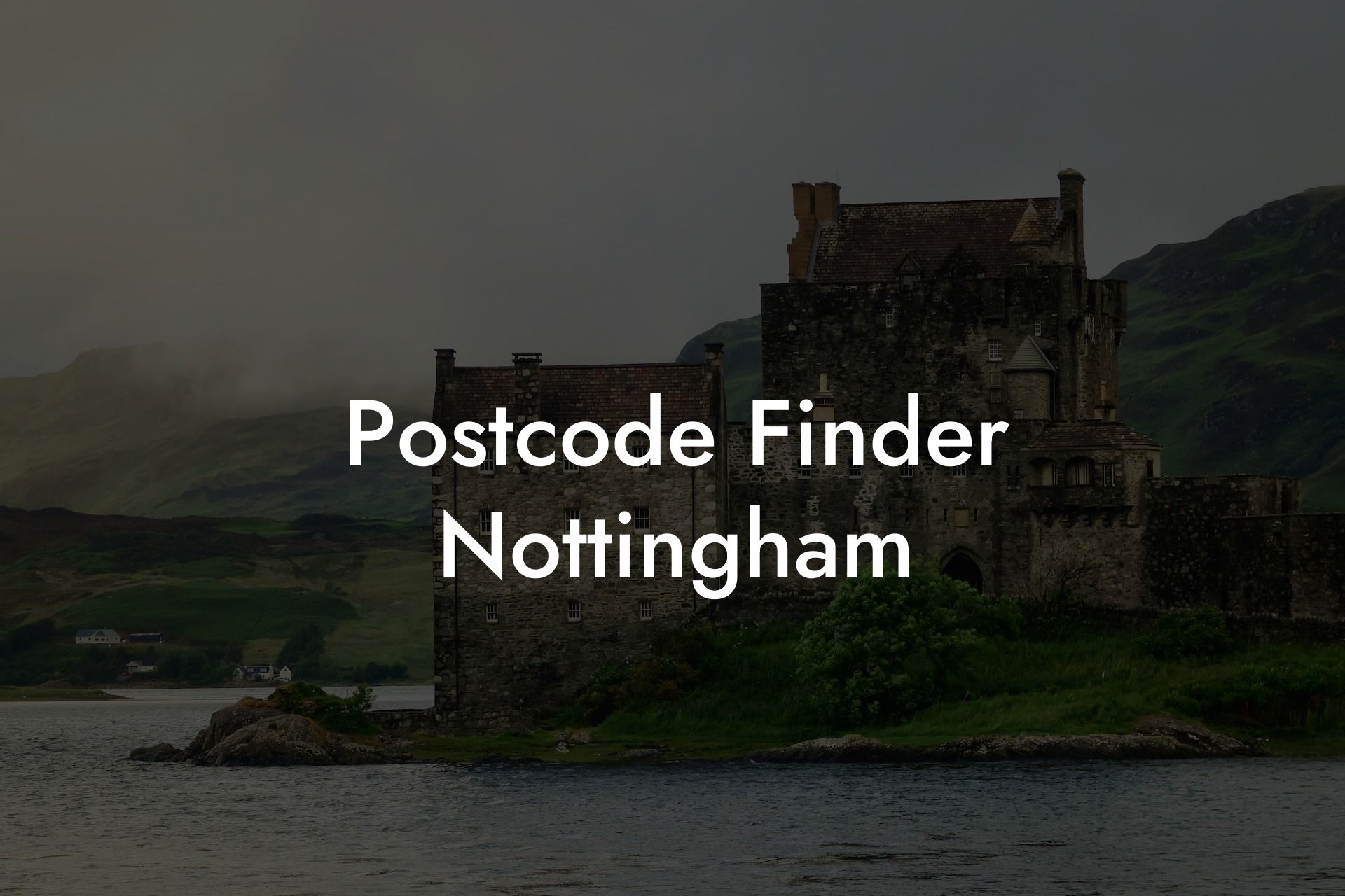 Postcode Finder Nottingham