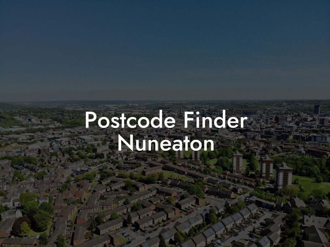 Postcode Finder Nuneaton