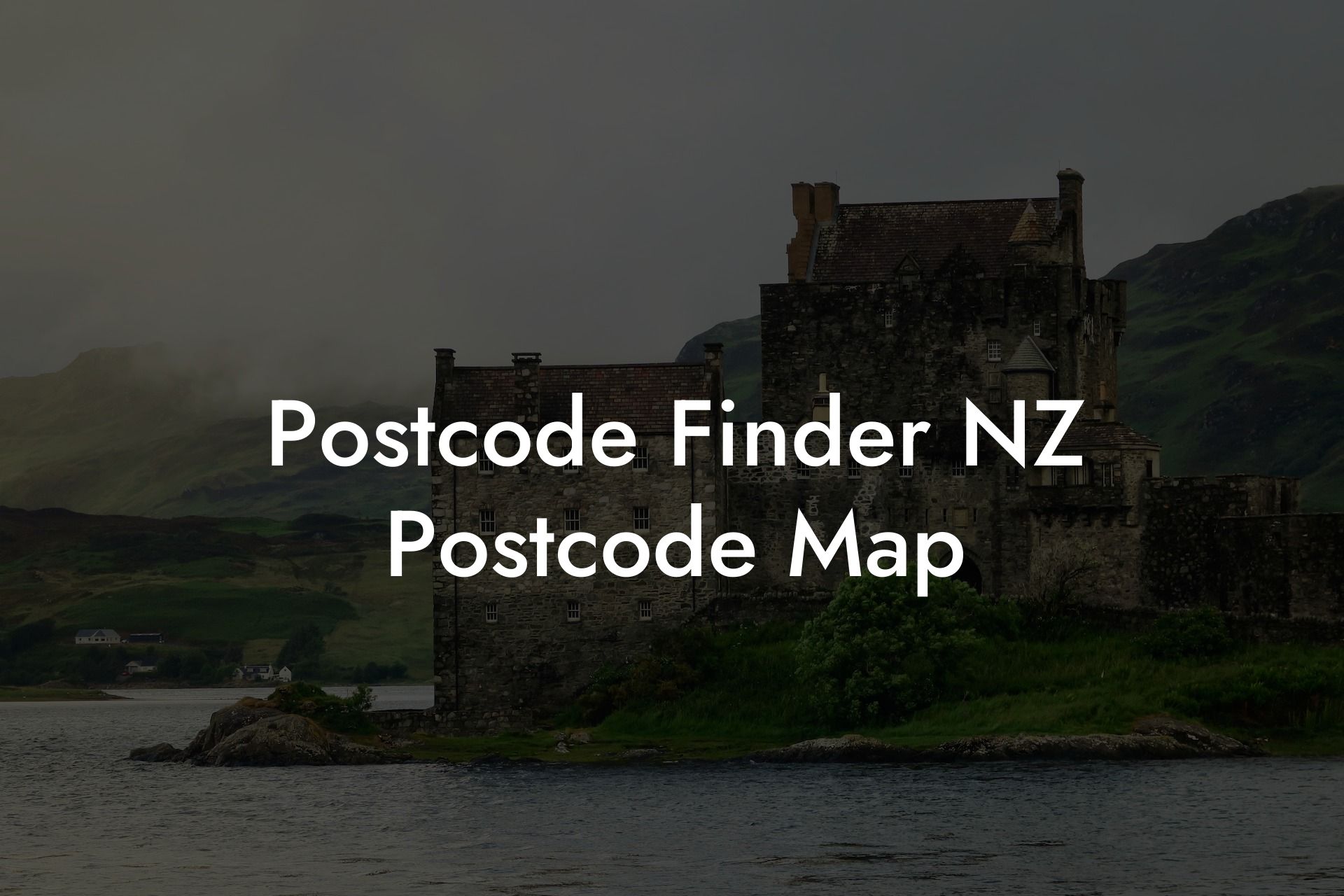 Postcode Finder NZ Postcode Map