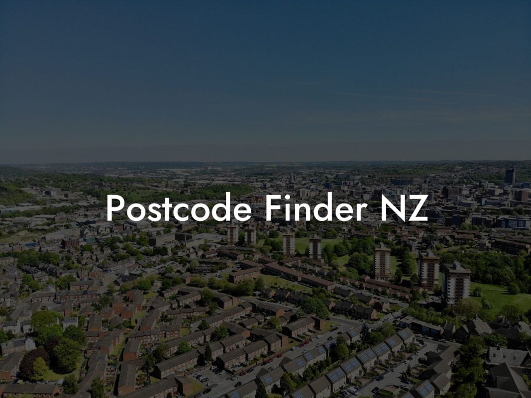 Postcode Finder NZ