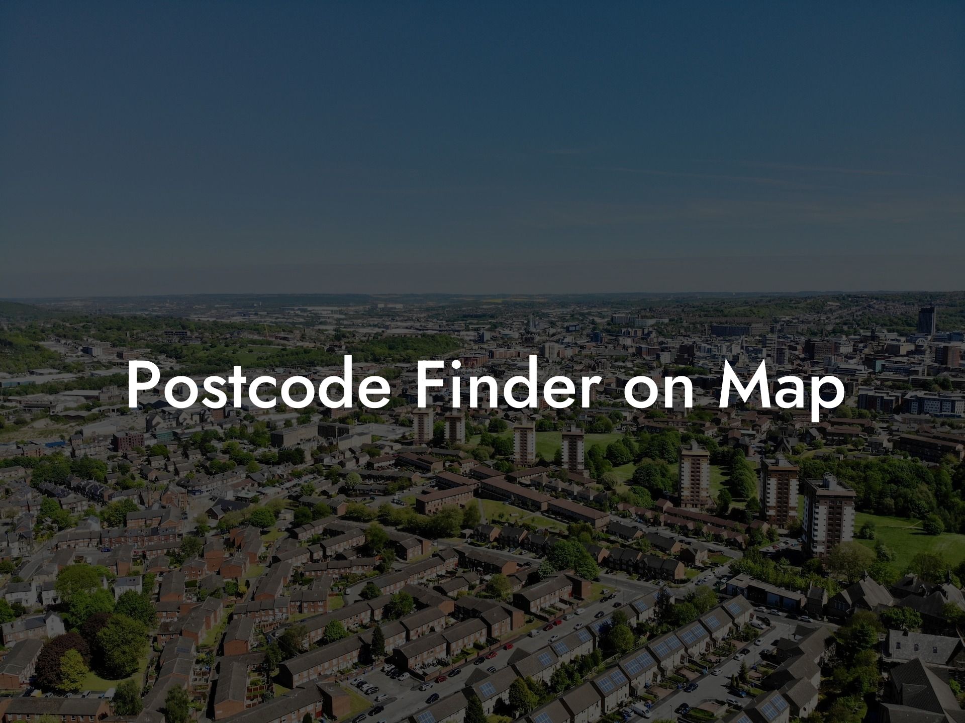 Postcode Finder on Map