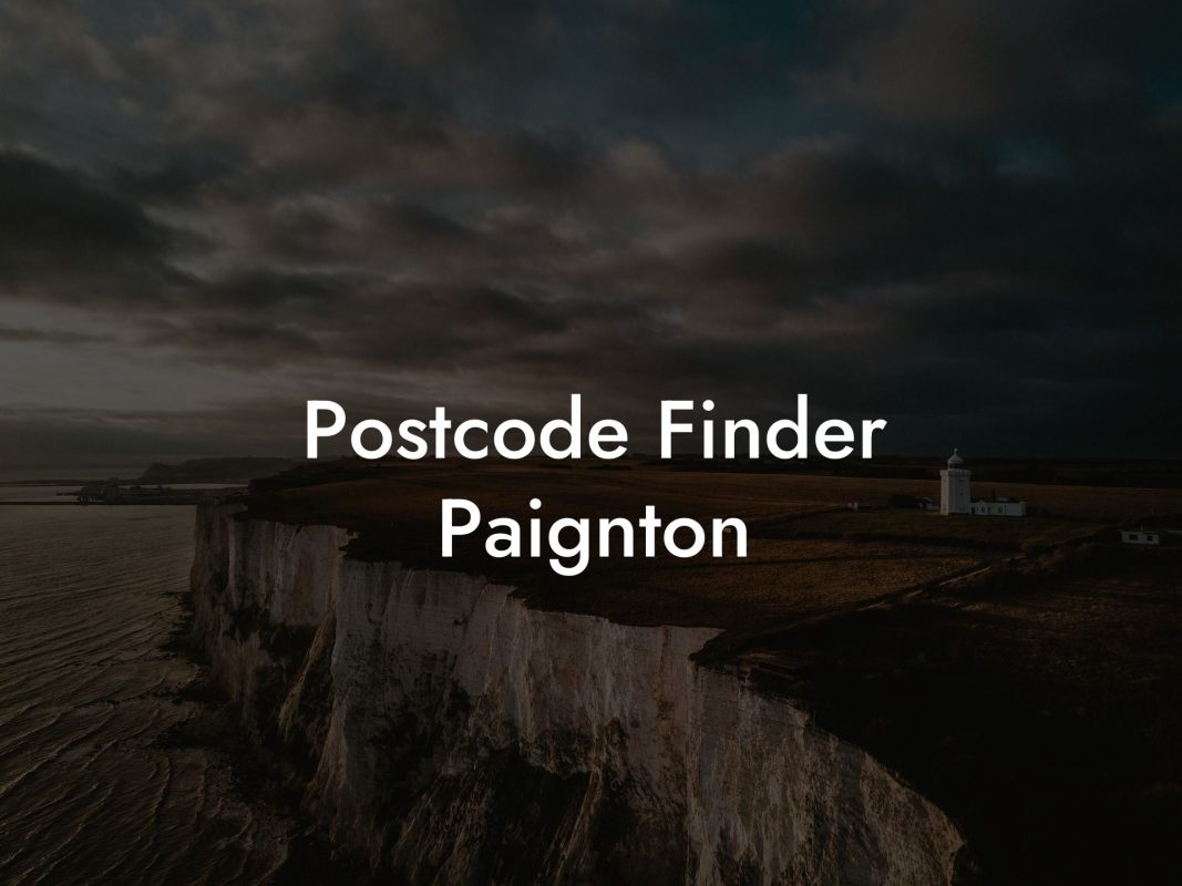 Postcode Finder Paignton