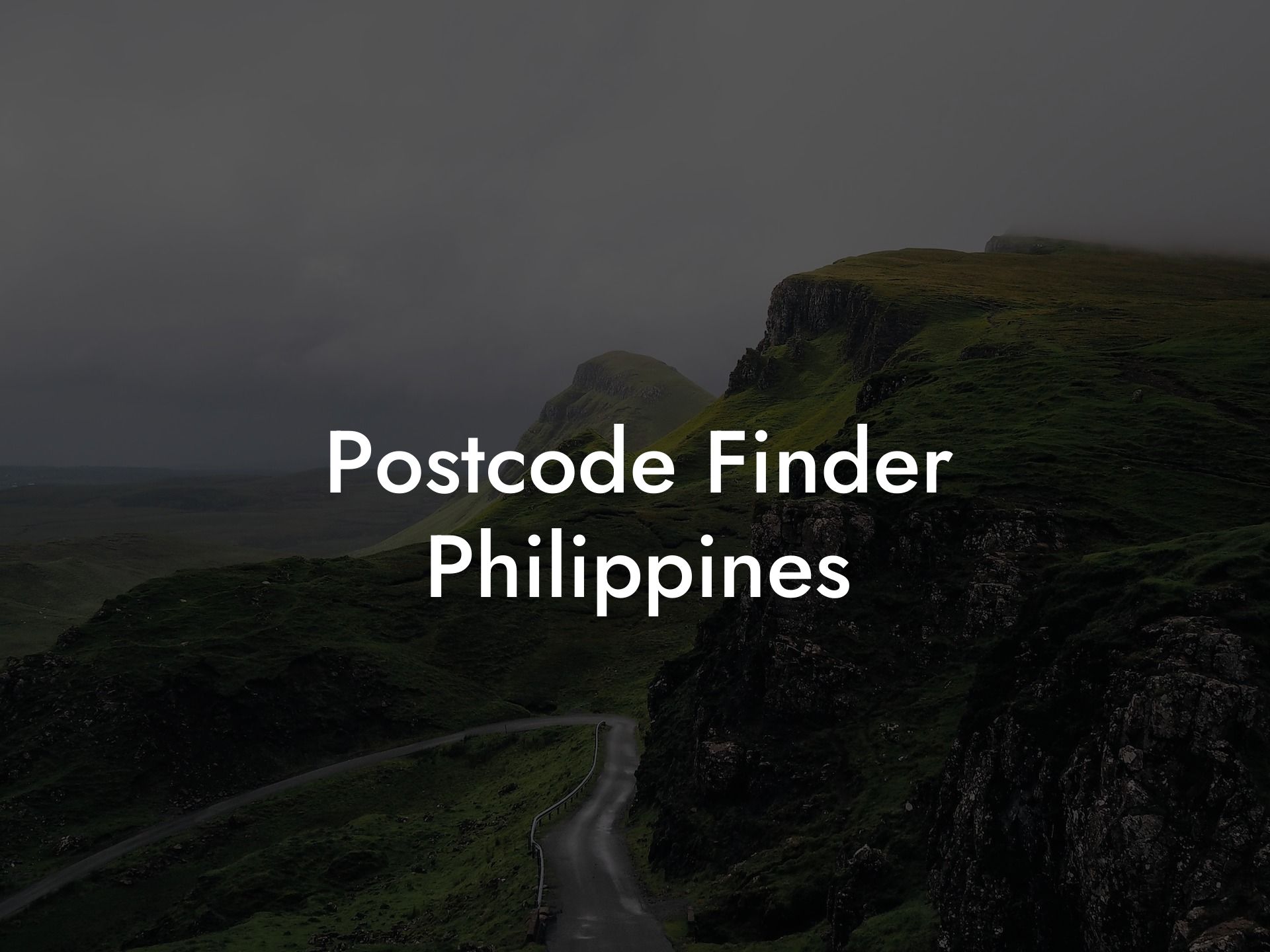 Postcode Finder Philippines