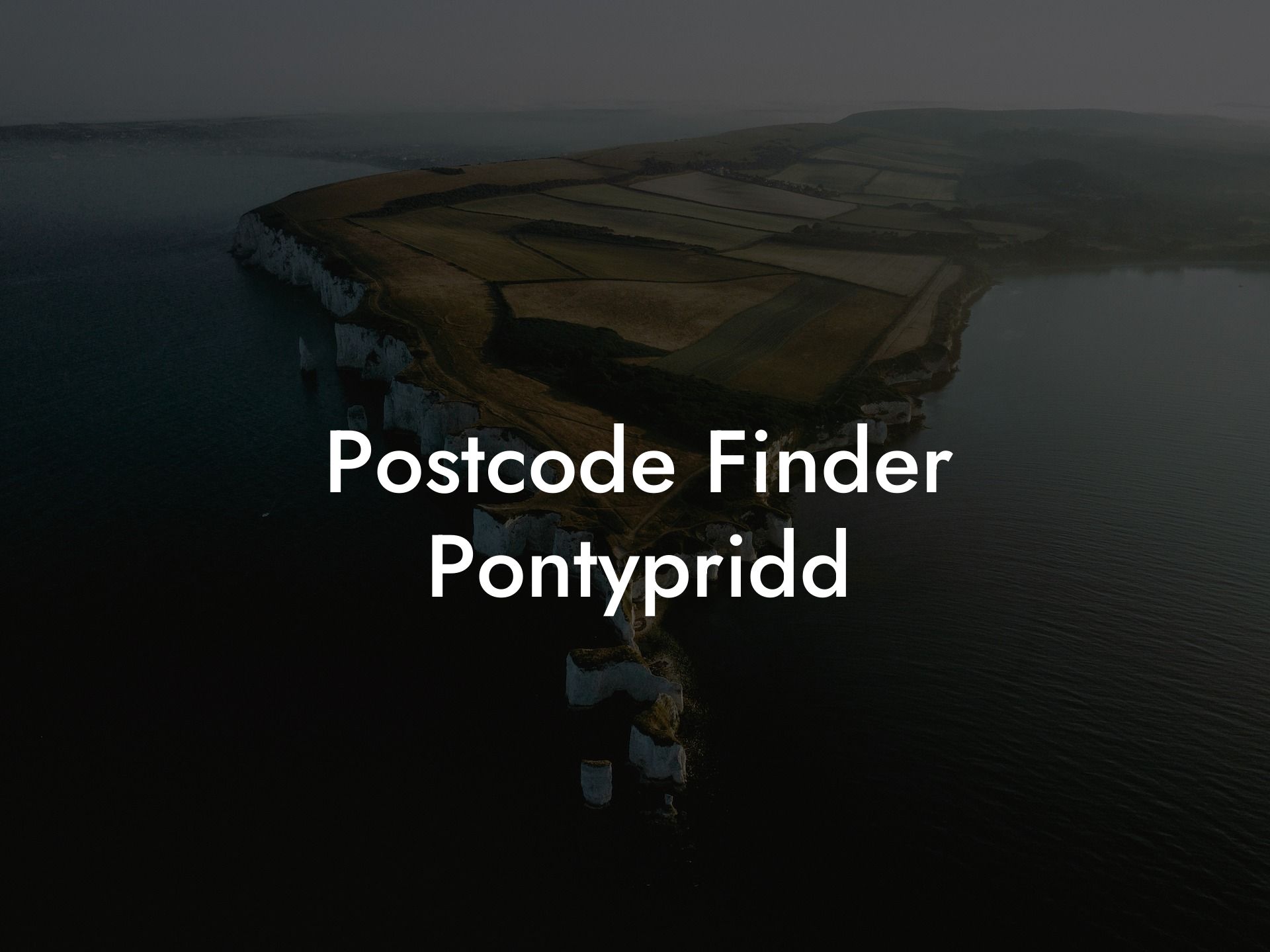 Postcode Finder Pontypridd